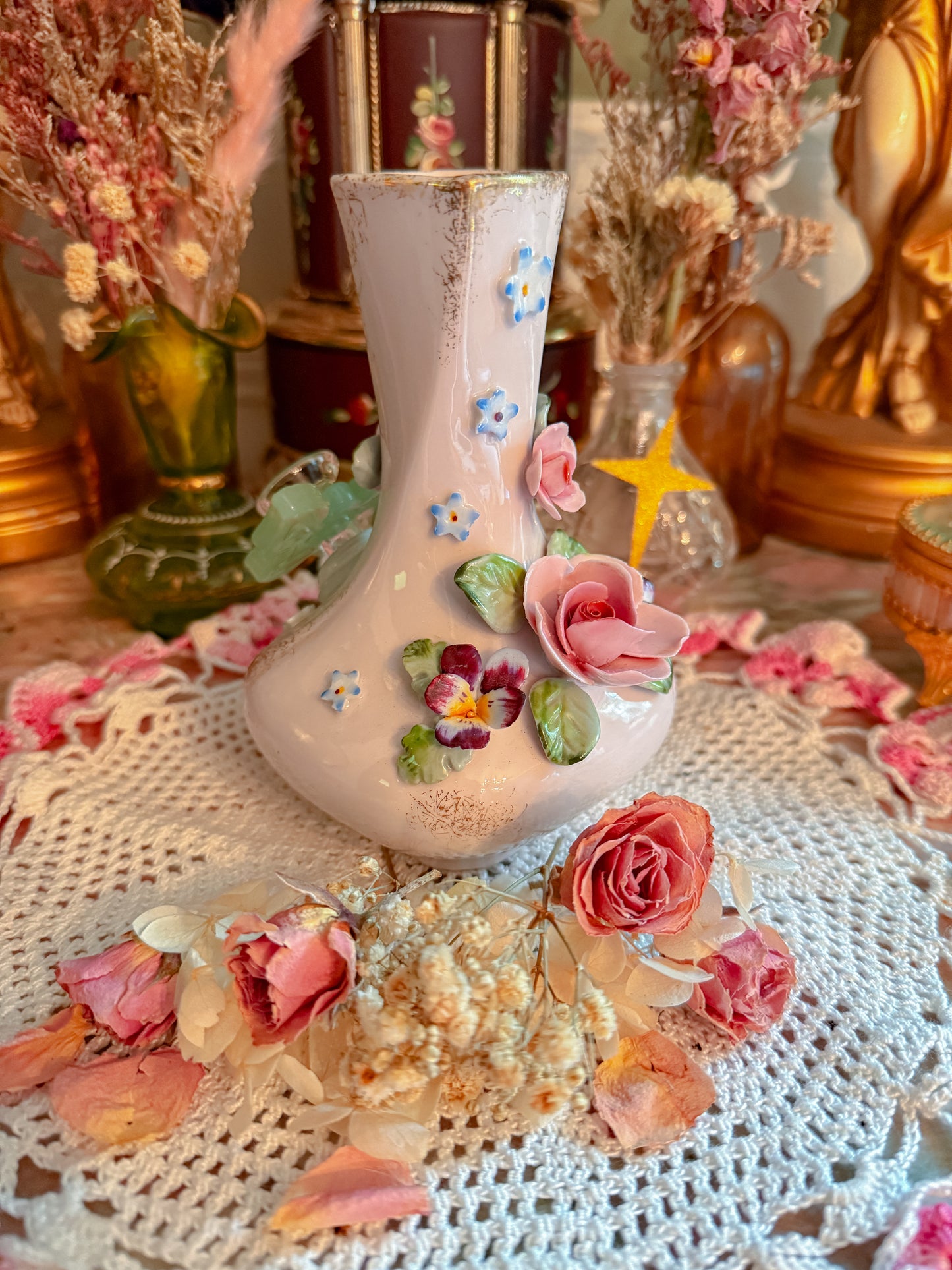 Lefton 3D floral
