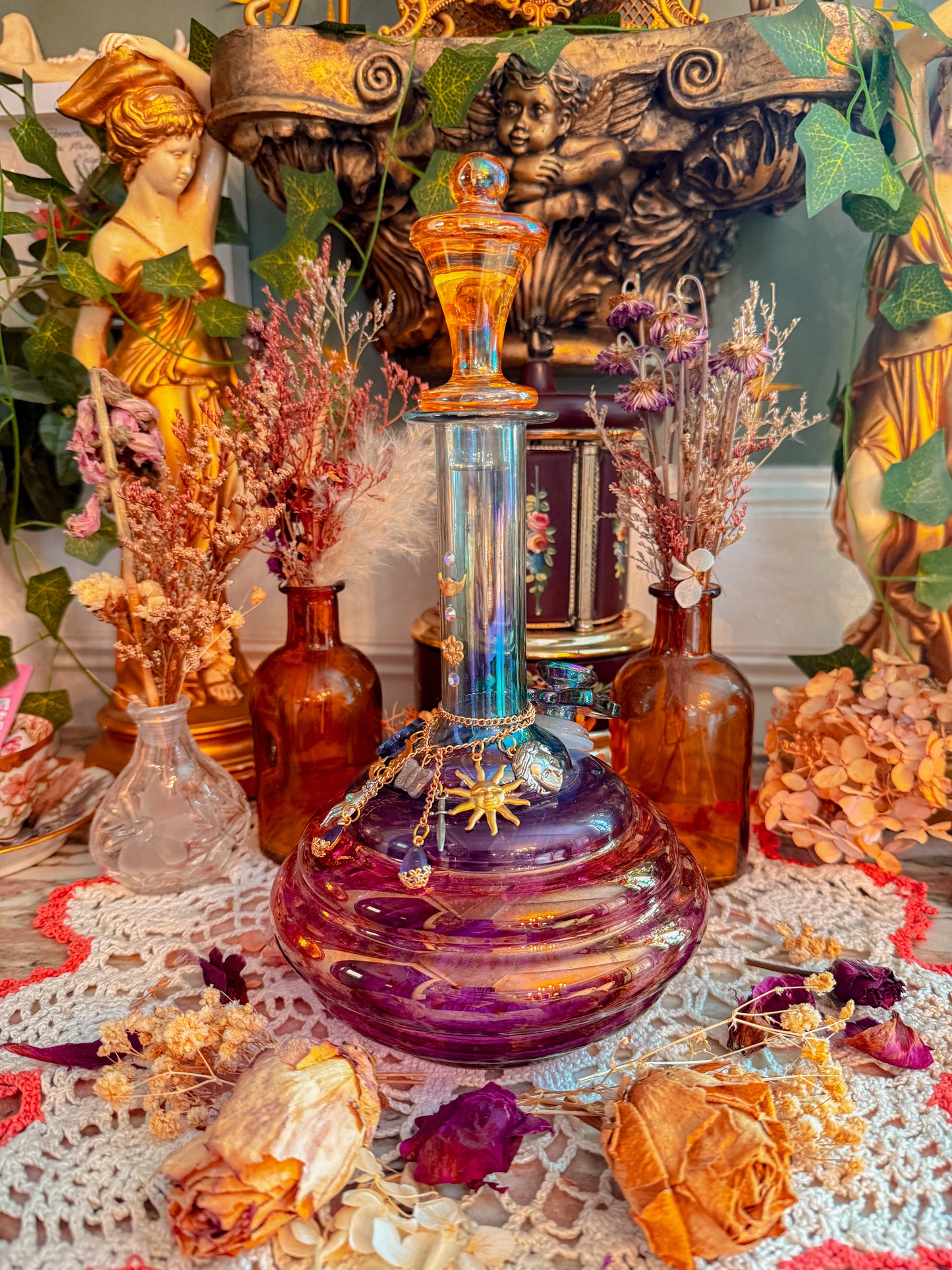 Italian art glass with add ons✨