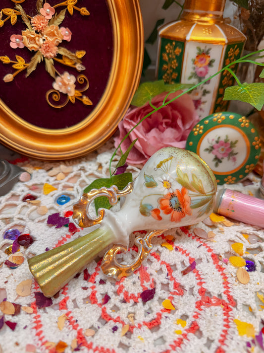 Hand painted Bohemian Pipe✨