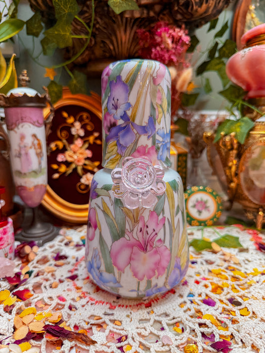 Independent artist floral carafe✨