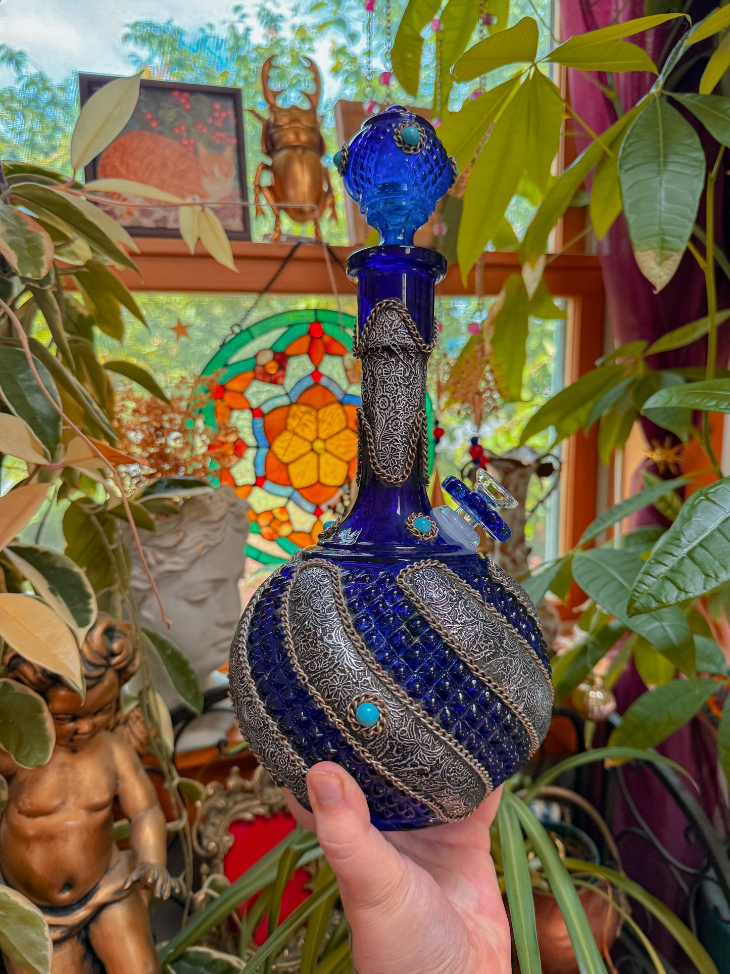 Turkish hammered metal swirl✨