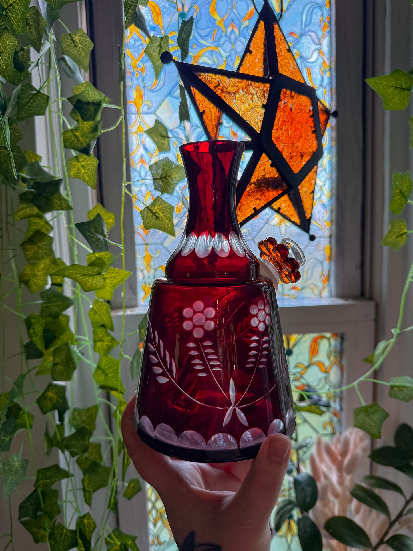 Cut glass bohemian ✨