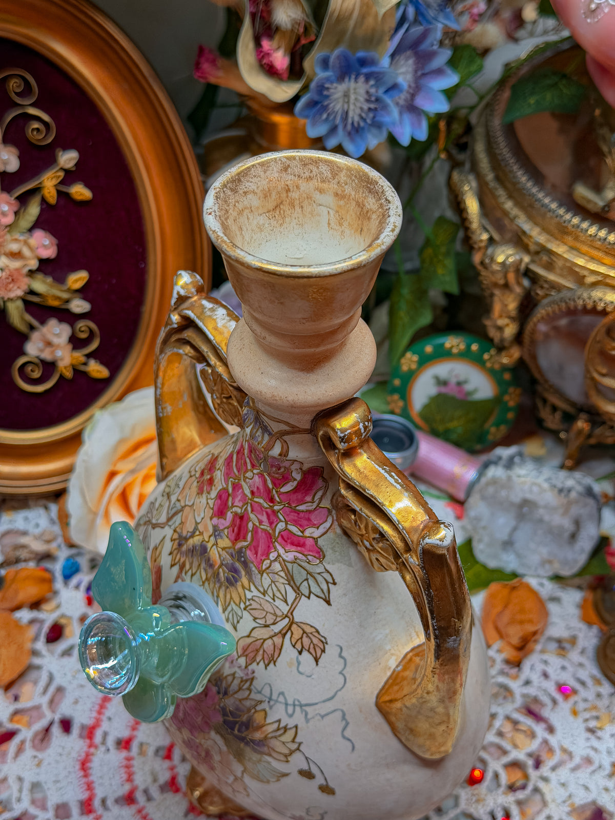 Royal Bonn floral bong✨