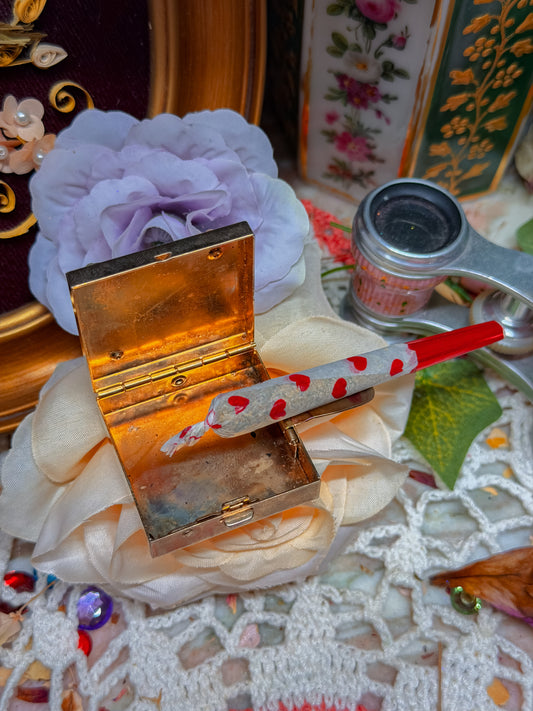 Silent butler Pocket ashtray with rhinestones✨