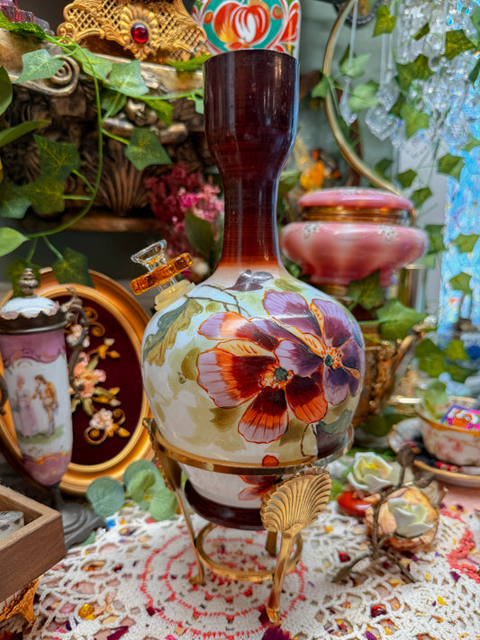 Bristol and brass floral and stand✨