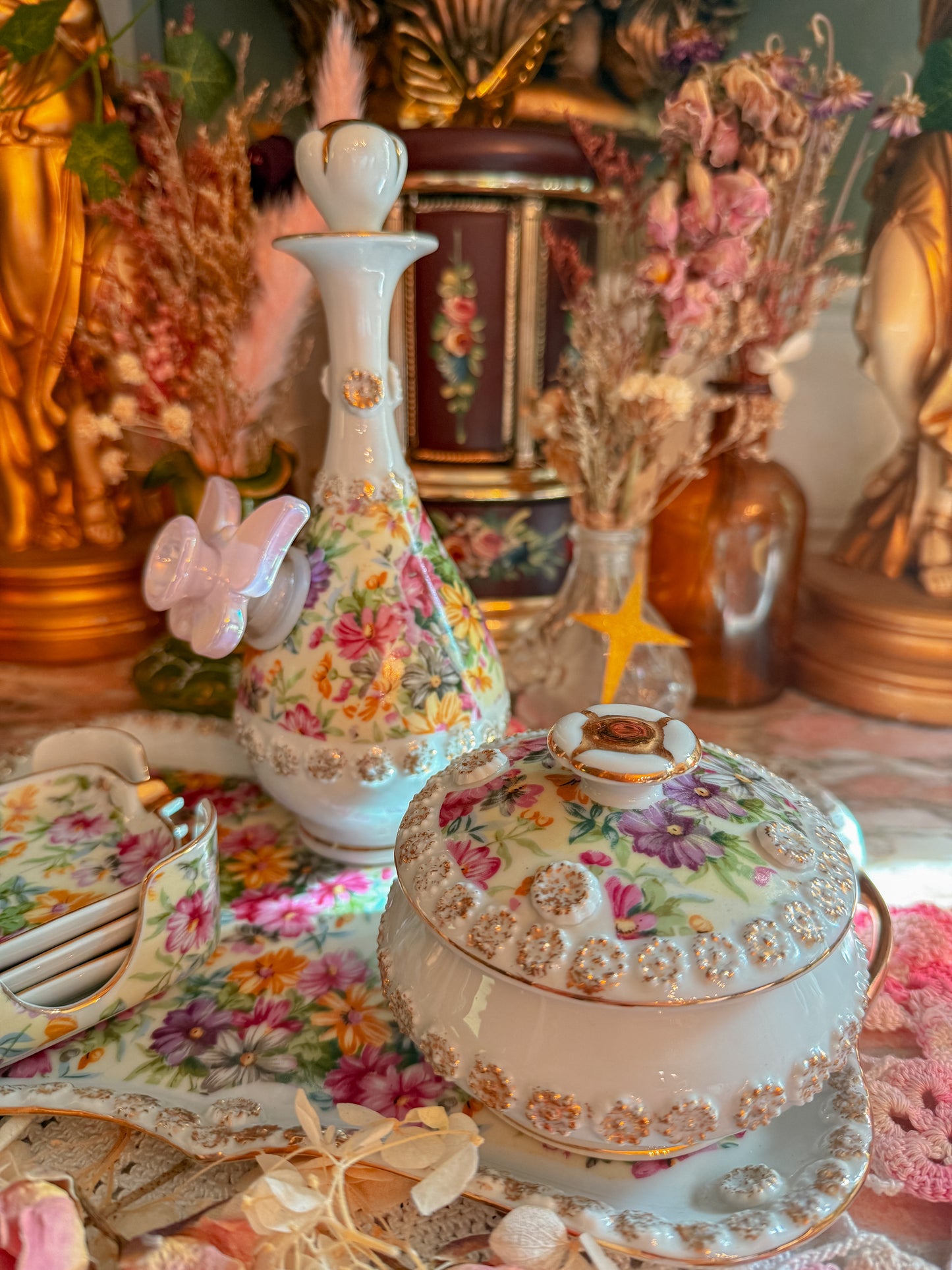 Japanese floral set✨