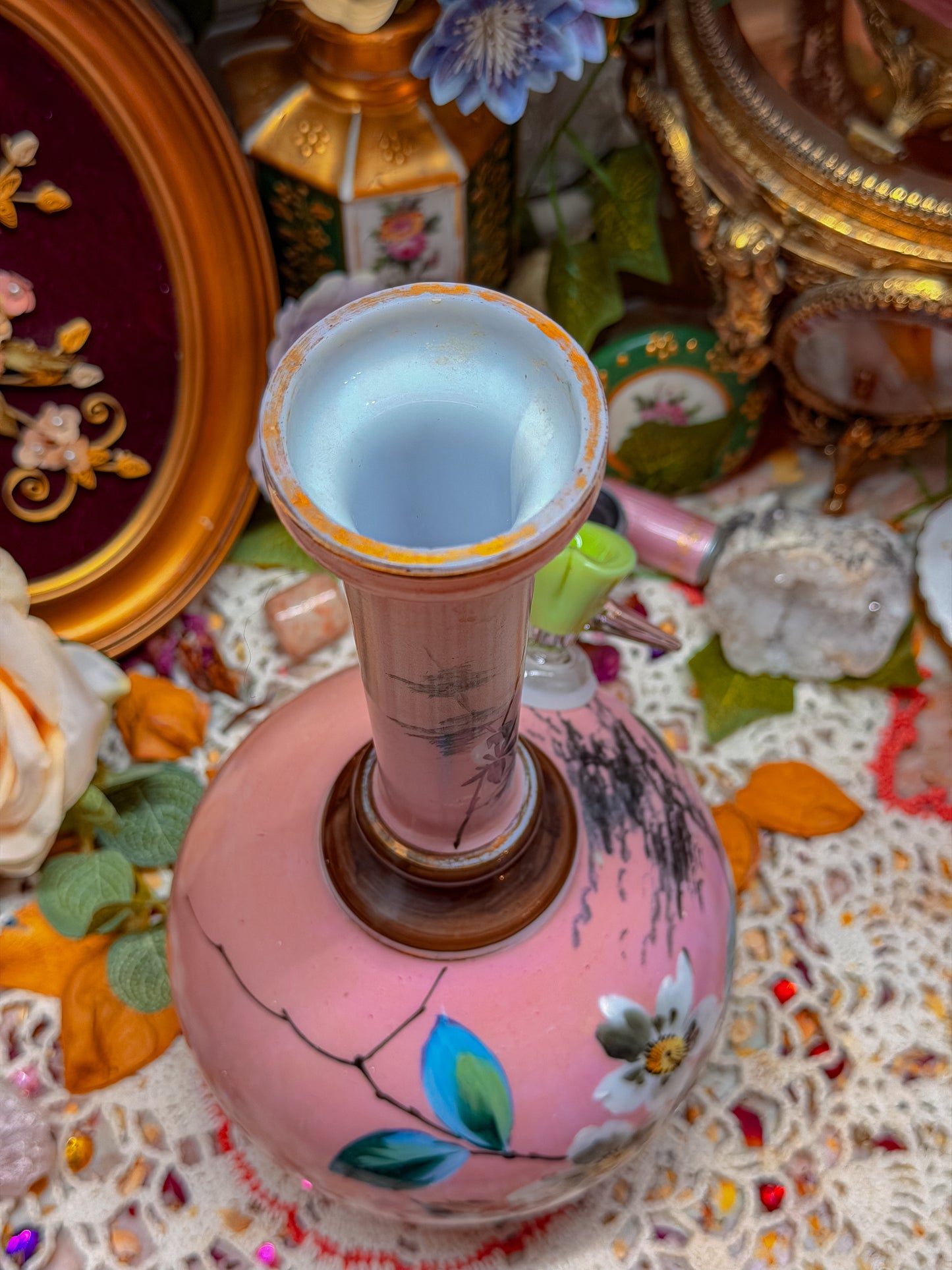 Bristol glass floral✨