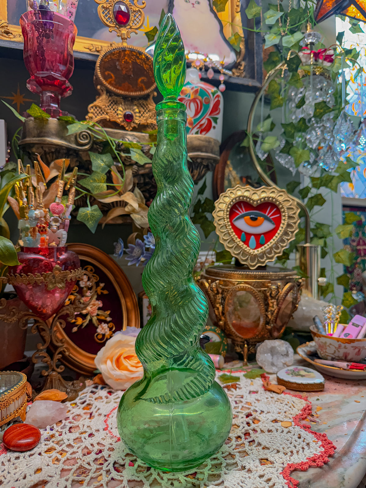 16.5 inch snake bongš·ļø