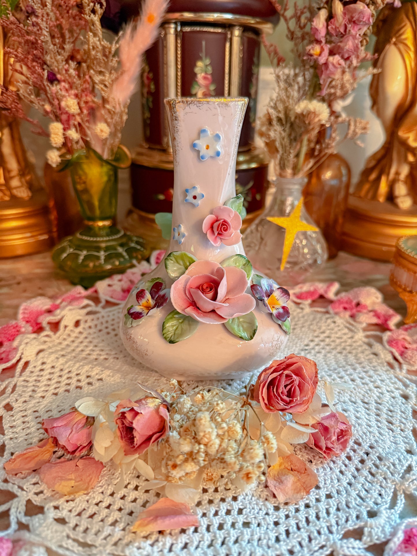 Lefton 3D floral