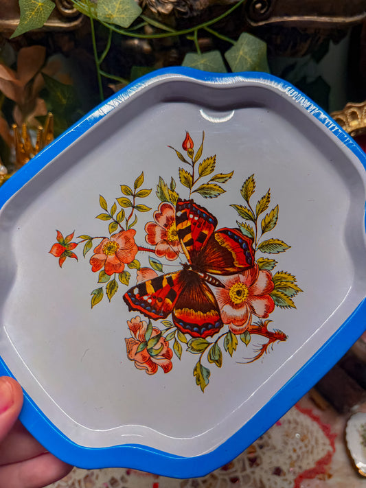 Butterfly tin Rolling tray✨