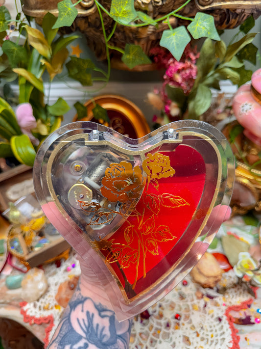 Heart shaped stash with music box✨