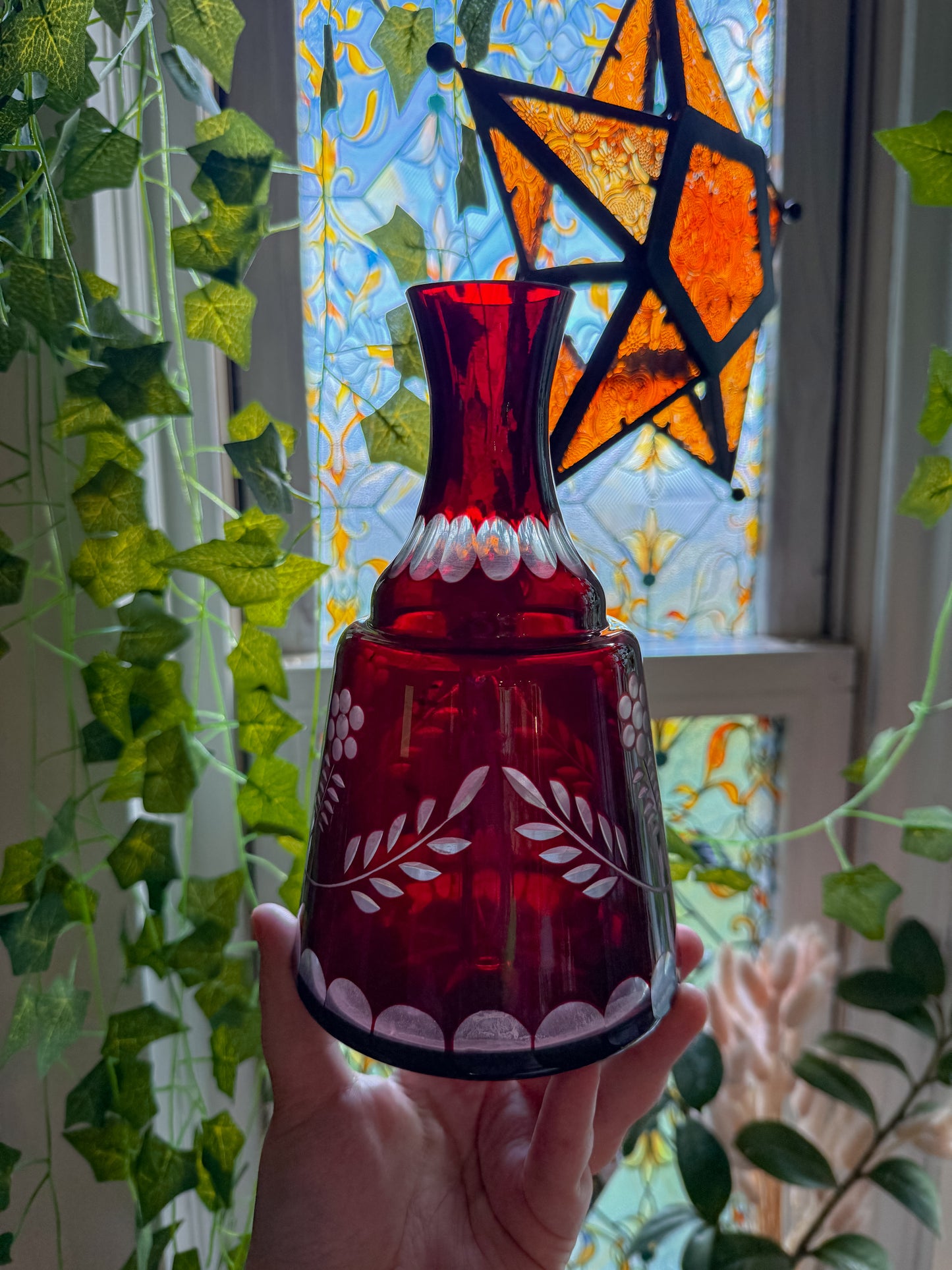 Cut glass bohemian ✨