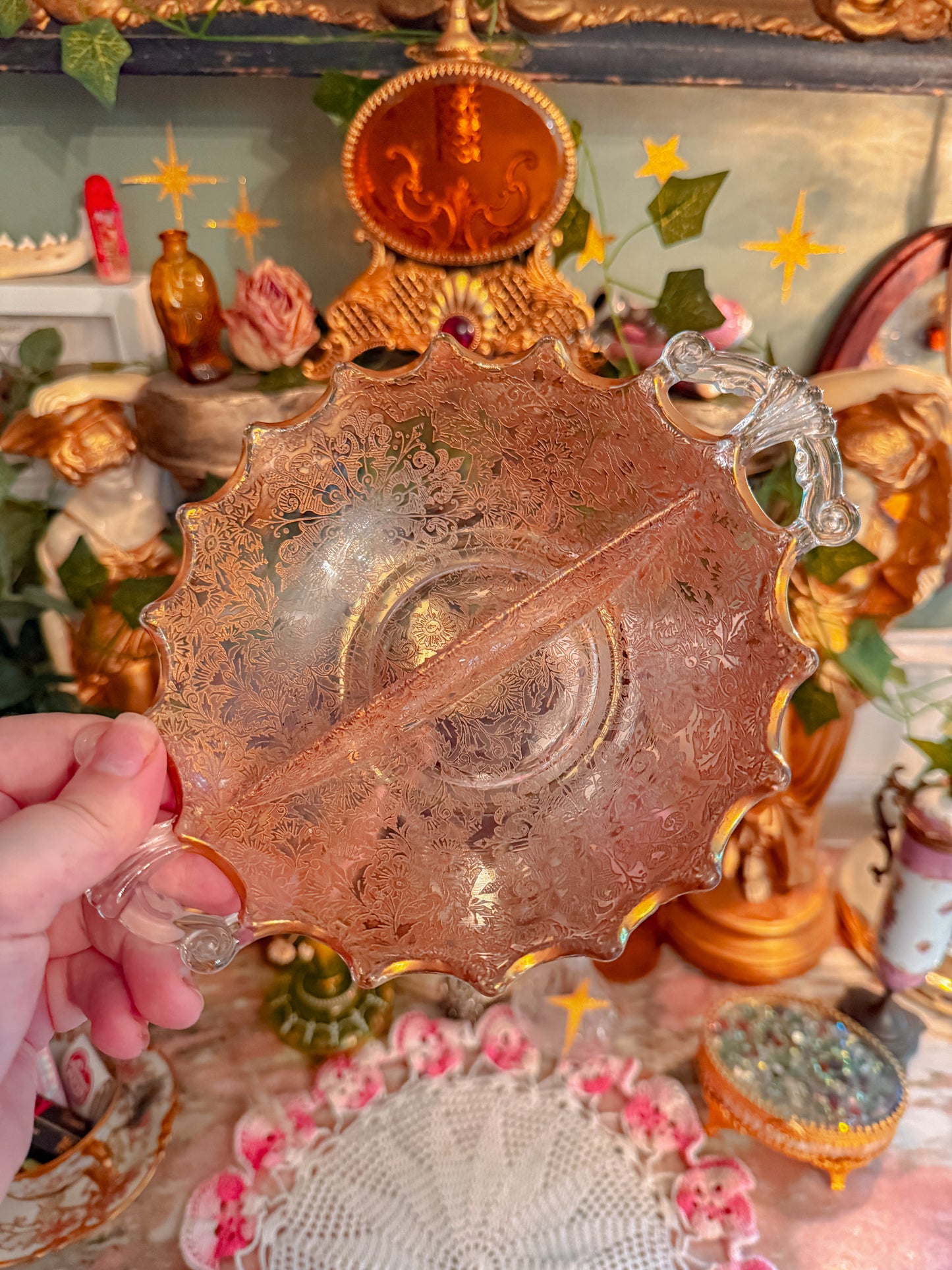 24k gold handled ashtray✨