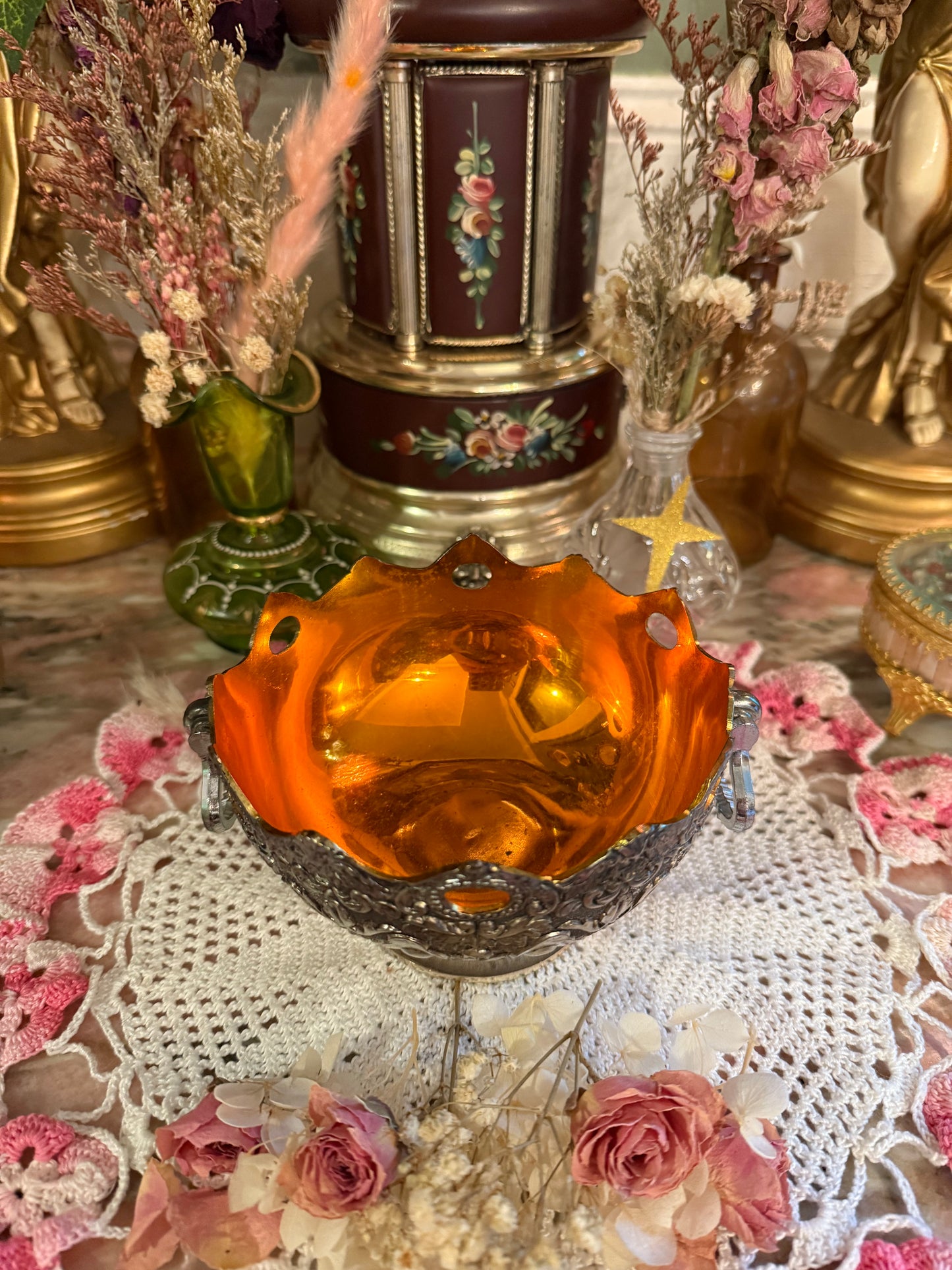 Silver plated ashtray/dish