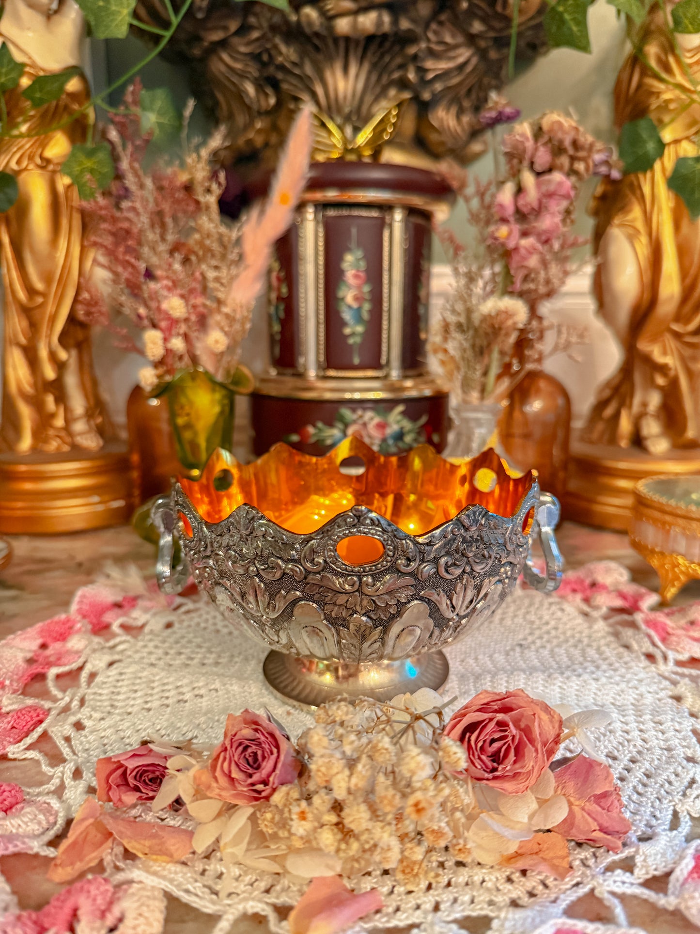 Silver plated ashtray/dish