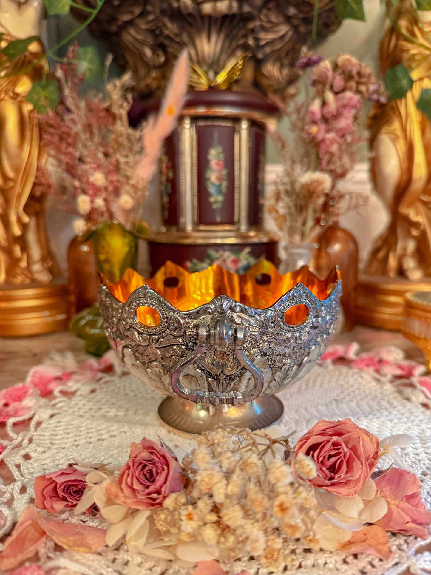 Silver plated ashtray/dish