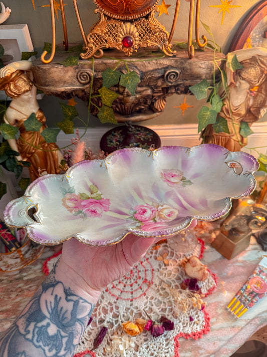 Floral Prussia rolling tray✨