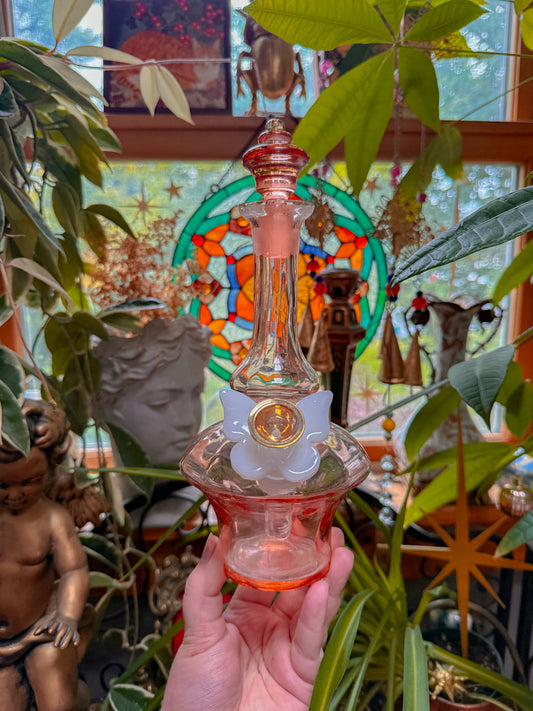 Pink depression glass set✨