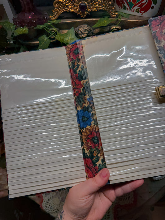 Vintage floral photo album✨