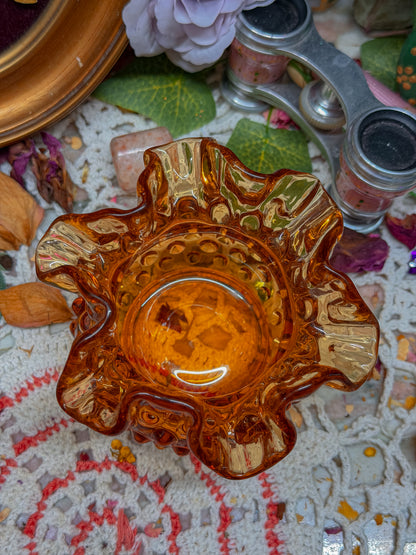 Fenton hobnail ashtray✨