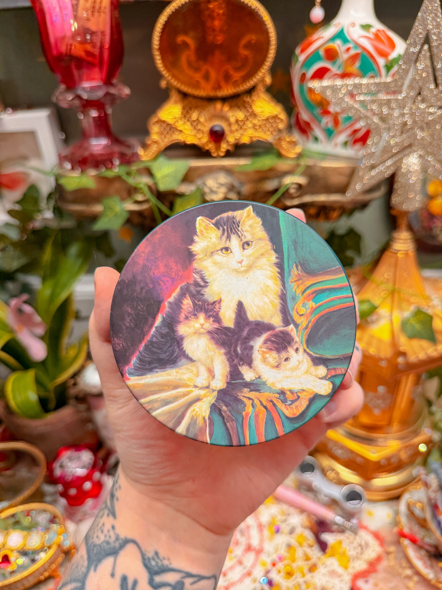 Kitty coaster set ✨