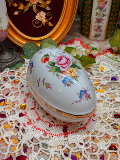 Lefton floral egg stash✨