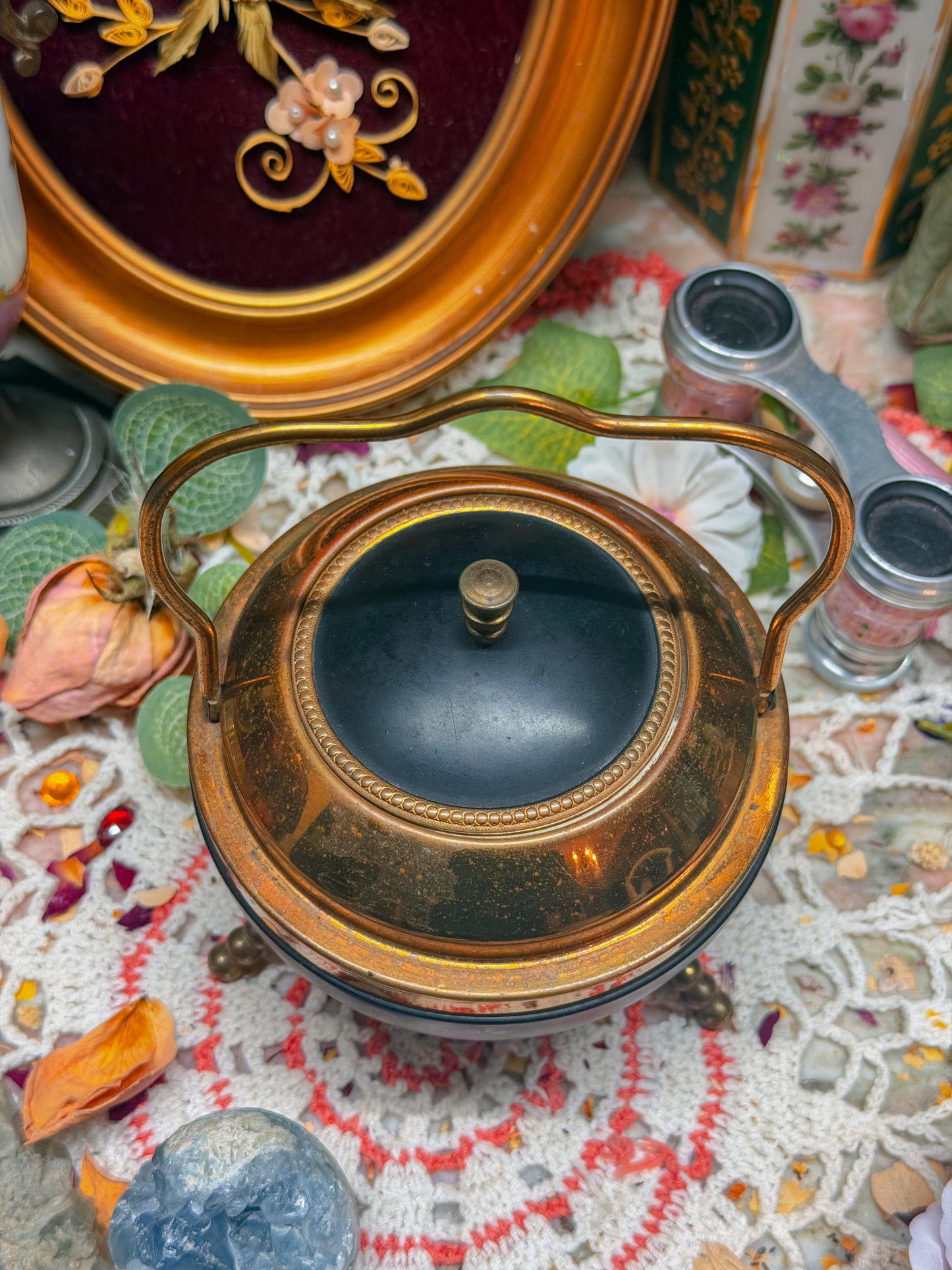 Brass Cauldron cigarette stash✨