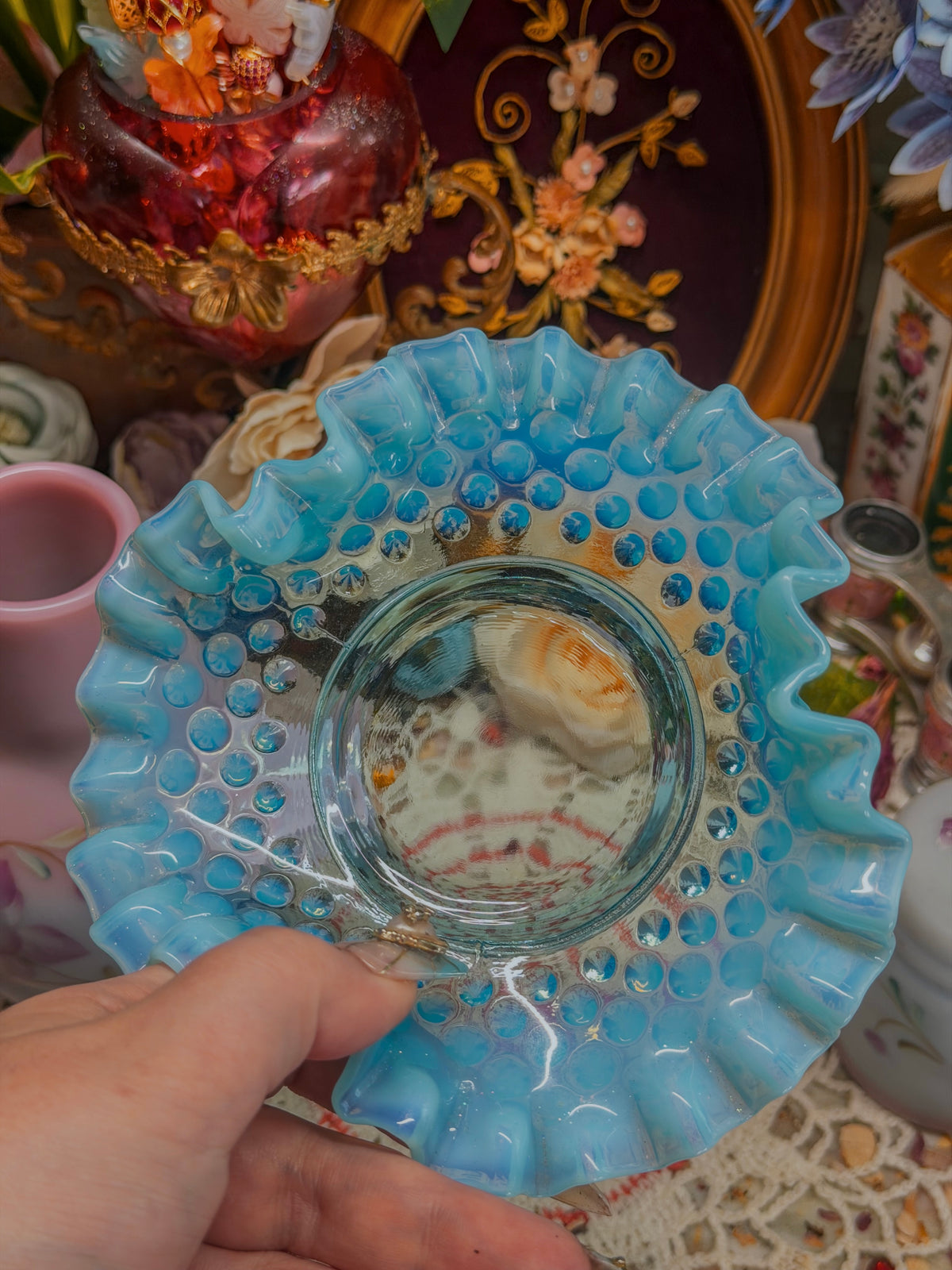 RARE limited edition Burmese Fenton set!!!✨