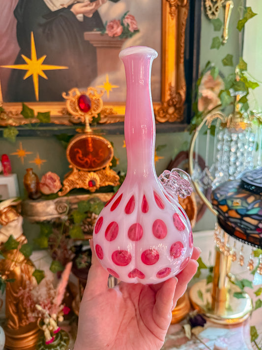 Fenton cranberry coin dot beauty✨