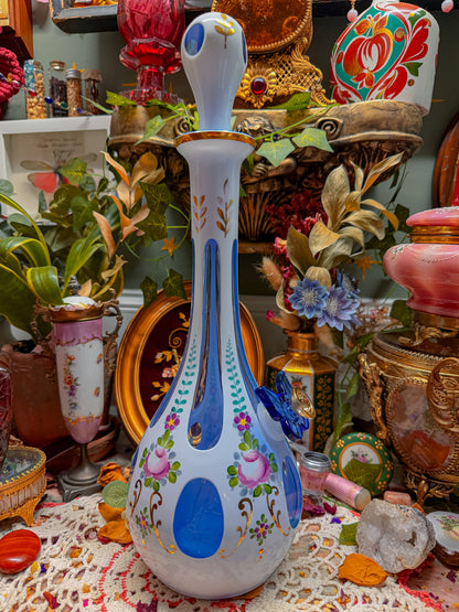 Bohemian Czech cut glass✨