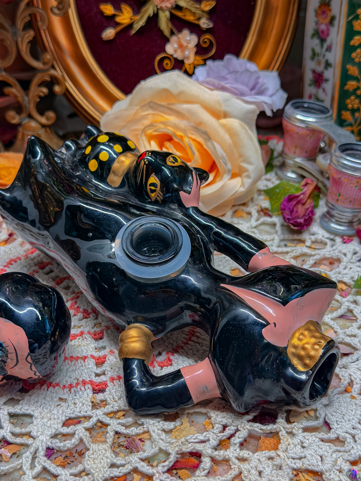 !!!Sassy cat lady pipe!!!🕷️ RARE