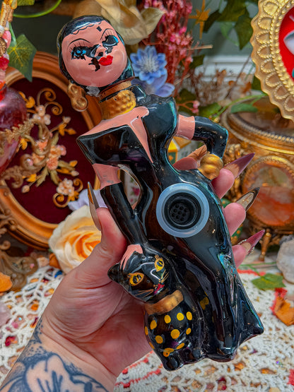 !!!Sassy cat lady pipe!!!🕷️ RARE