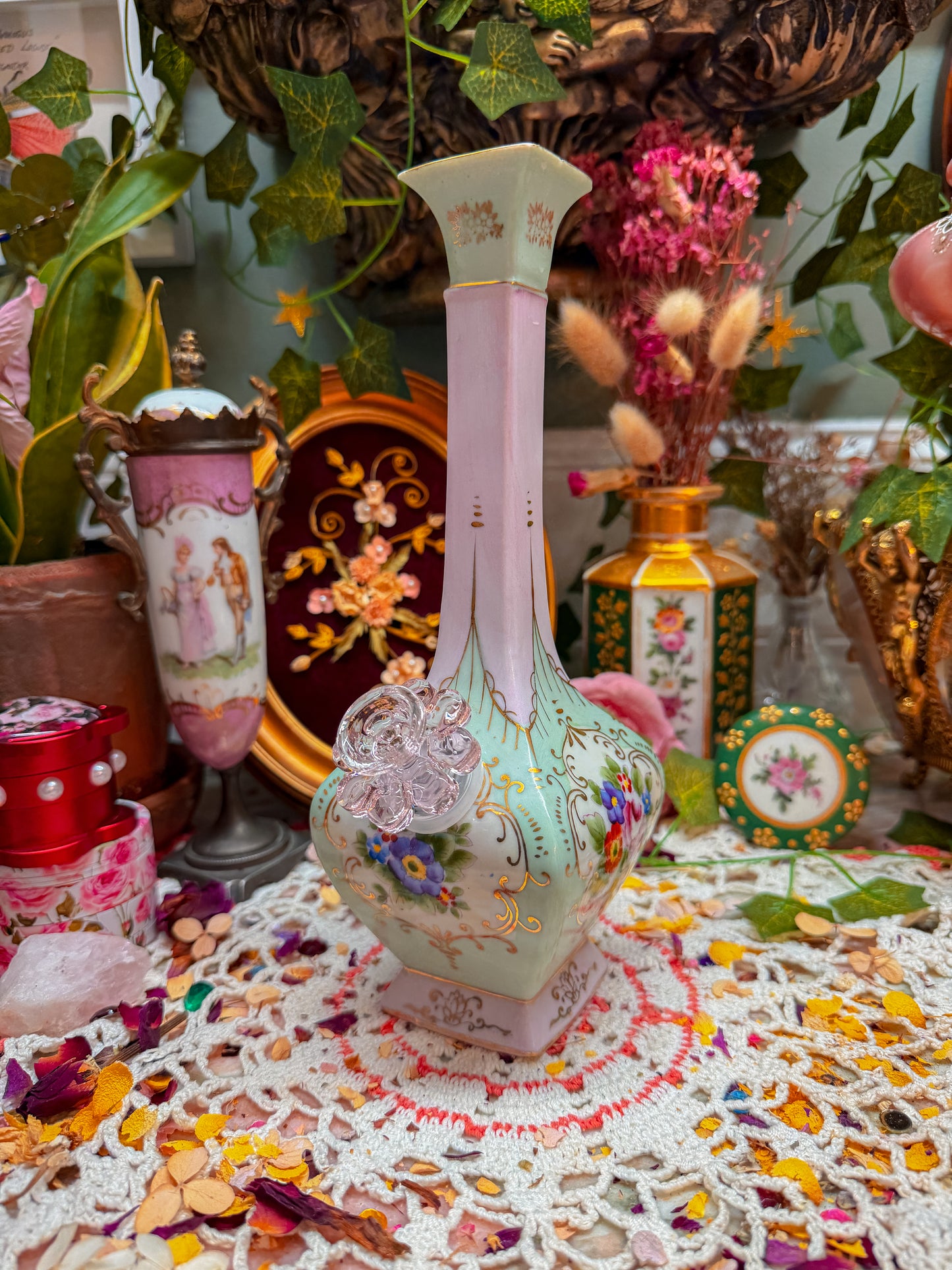 Dresden pink floral  ✨