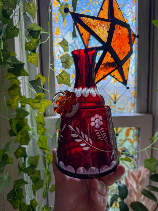 Cut glass bohemian ✨