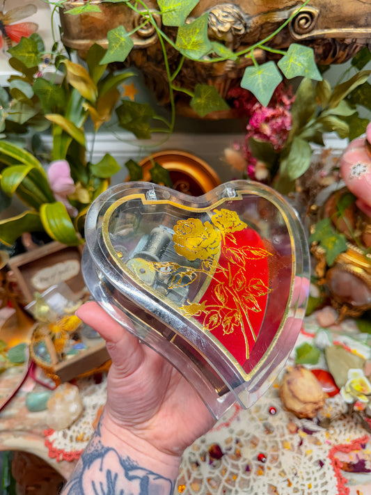 Heart shaped stash with music box✨
