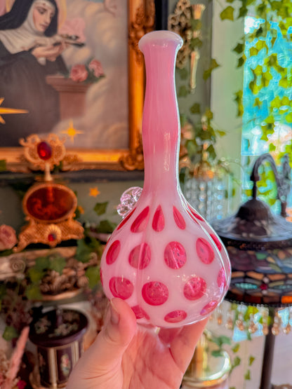 Fenton cranberry coin dot beauty✨