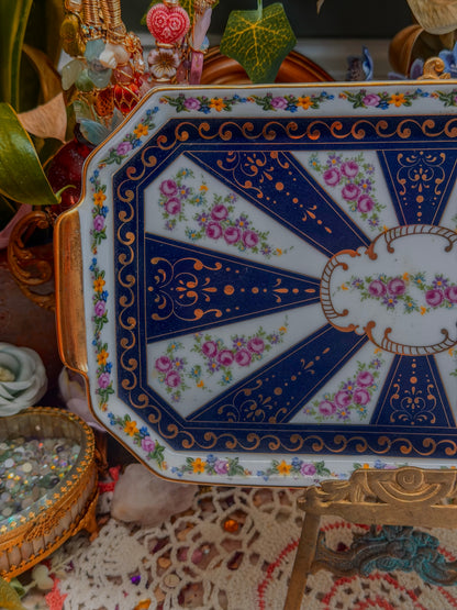 Coalport floral tray✨