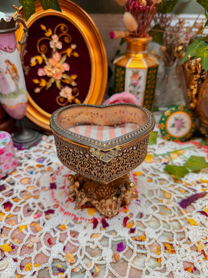 Heart shaped jewelry casket✨