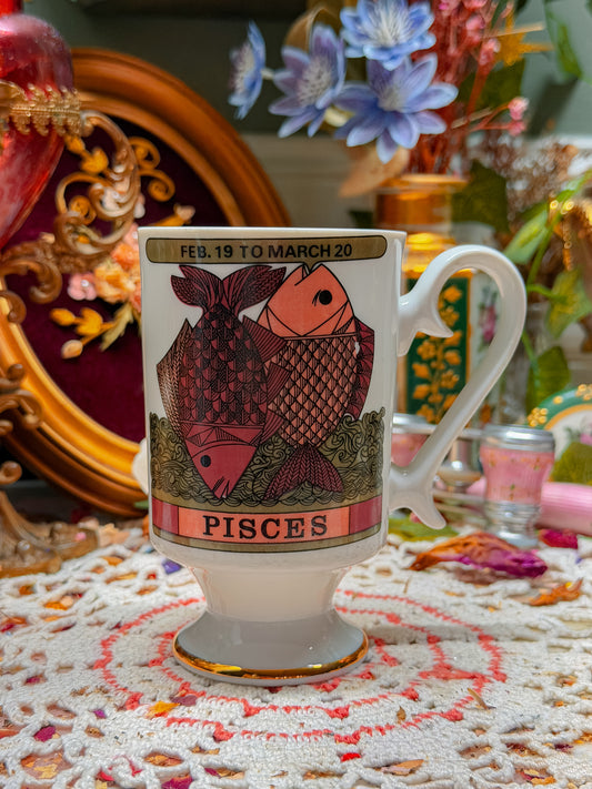Pisces vintage mug✨