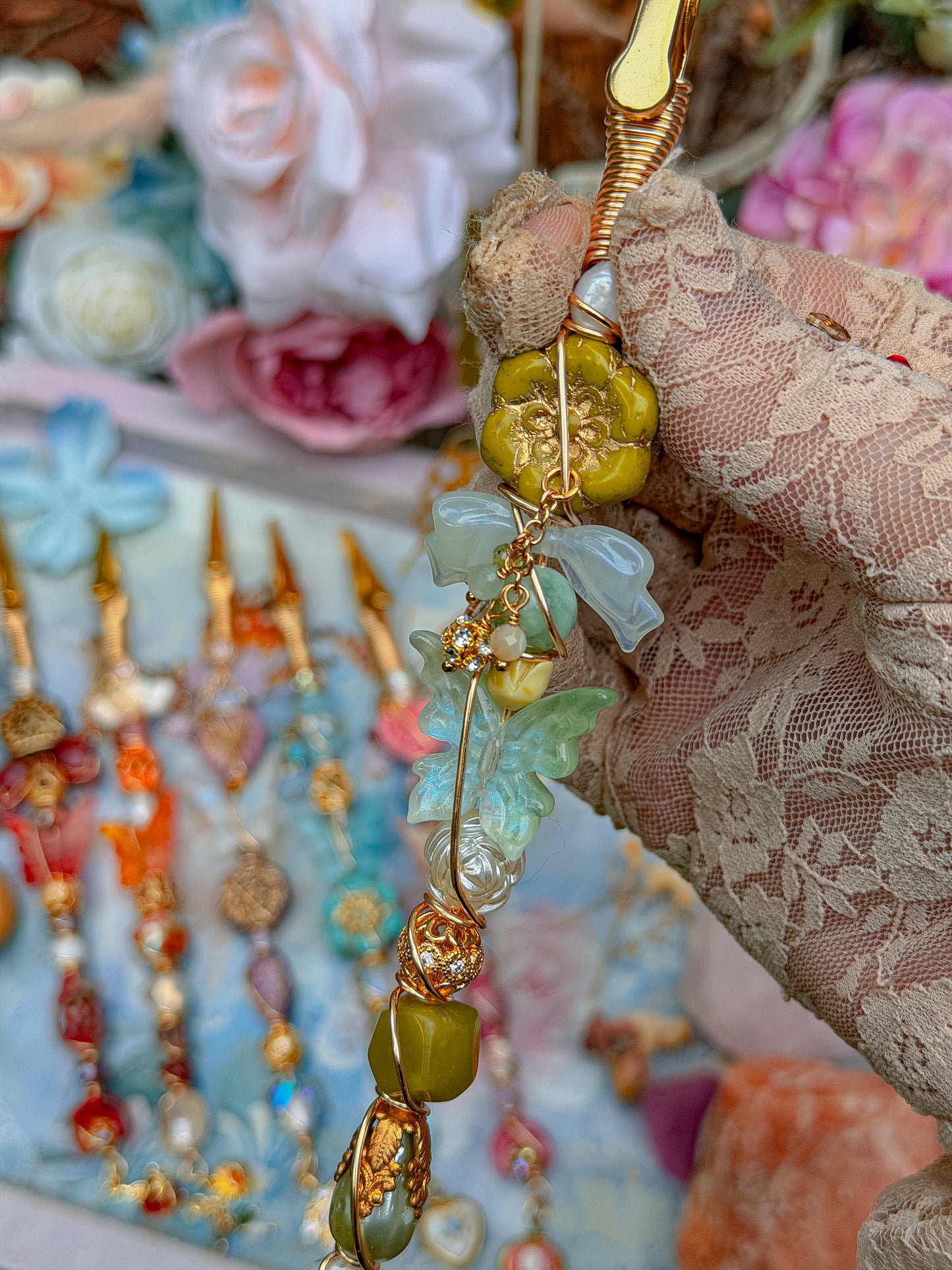 Enchanted Garden💚 Clouded J clip✨