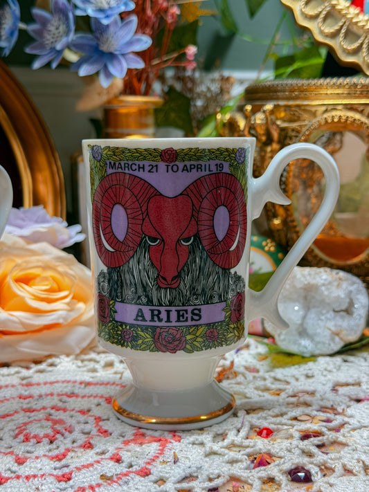 Vintage Aries mug✨