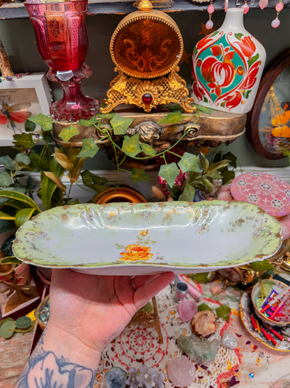 German Floral rolling tray✨
