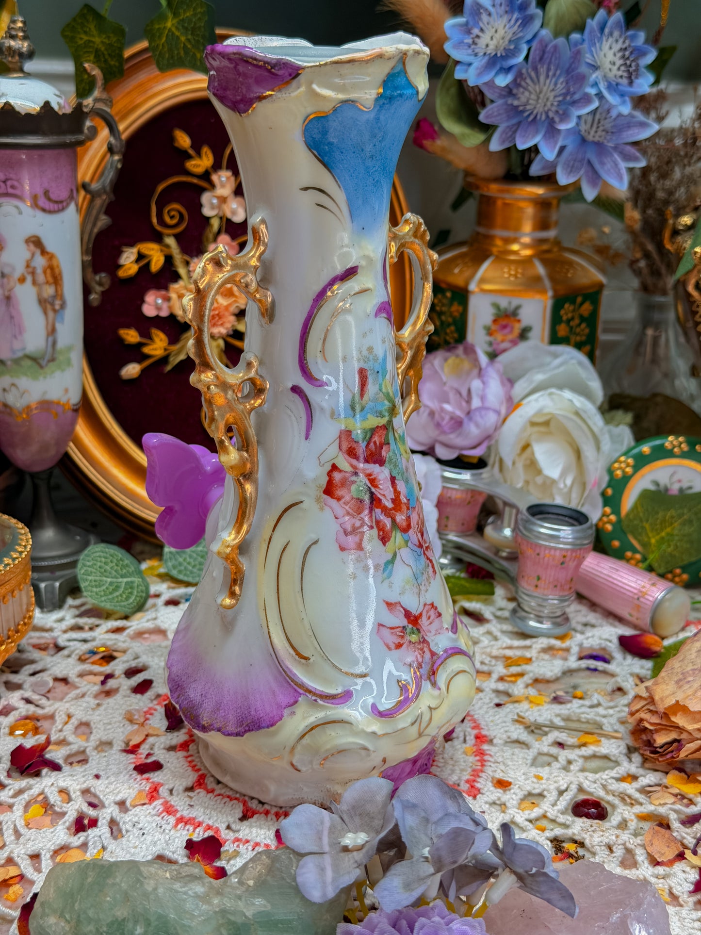 Austrian floral with mouth piece✨
