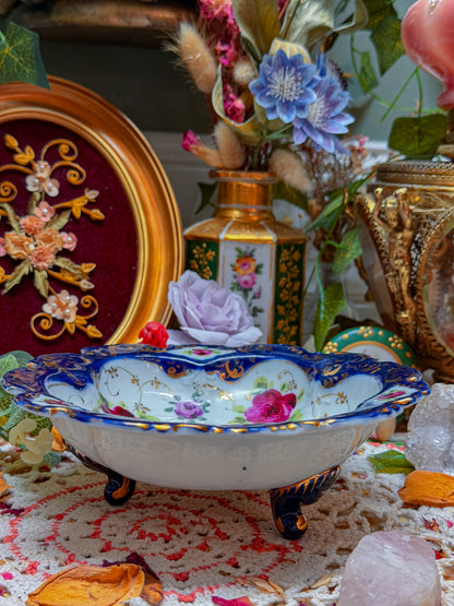 Nippon floral ashtray✨
