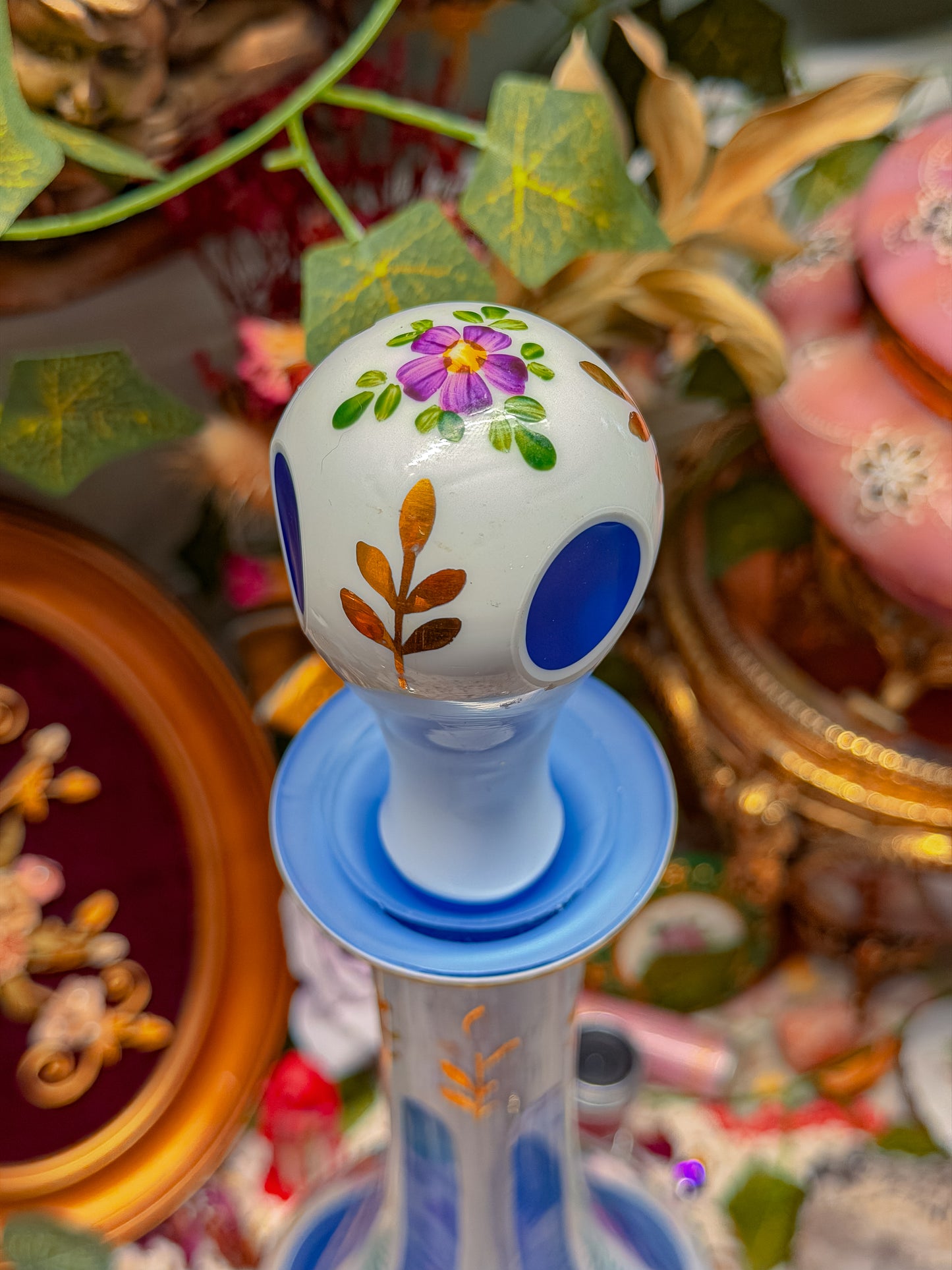 Bohemian Czech cut glass✨