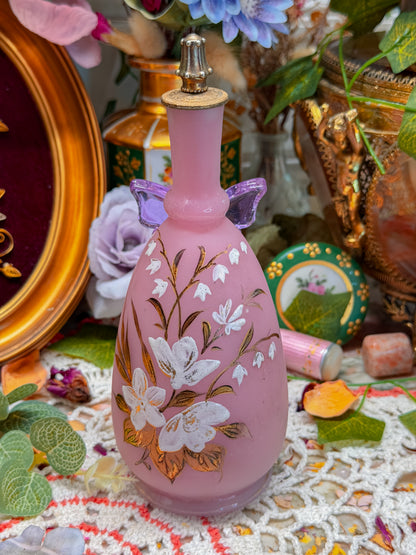 English Bristol glass floral✨
