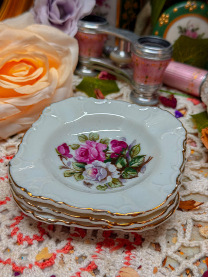 Stacked floral ashtrays✨
