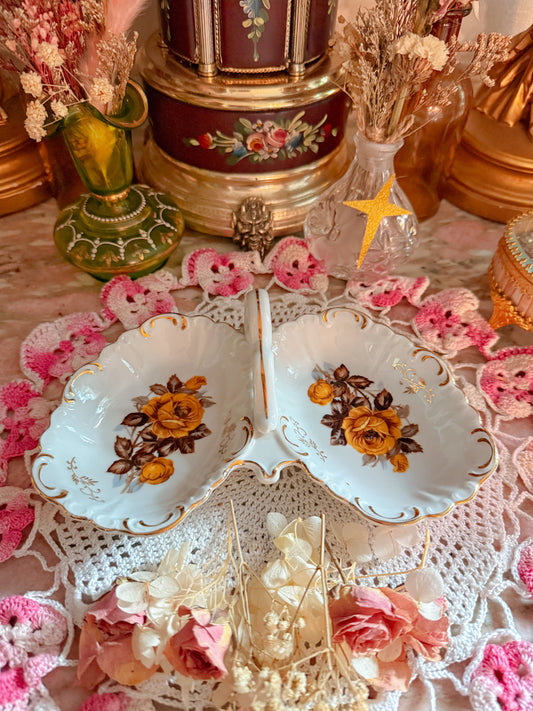 Floral doubled ashtray✨