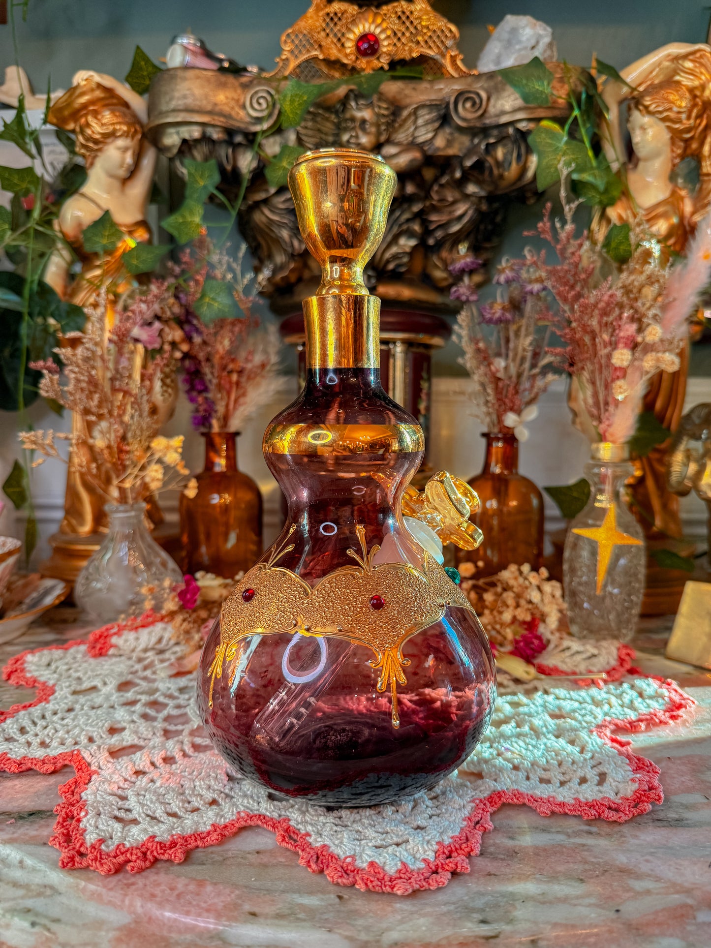 24k purple glass bohemian✨