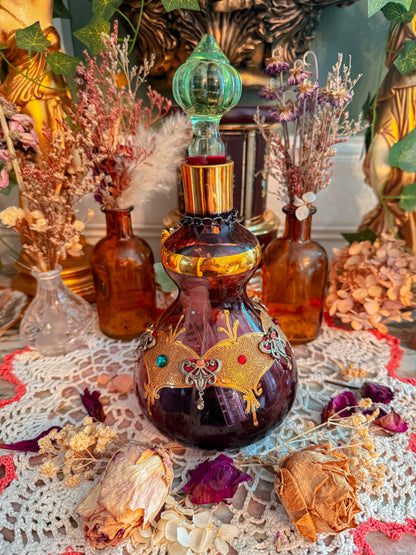 Purple glass bohemian with add ons✨